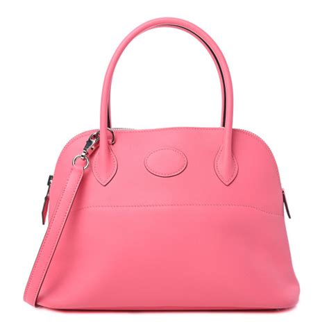 HERMES Swift Bolide 27 Rose Azalee 836182 